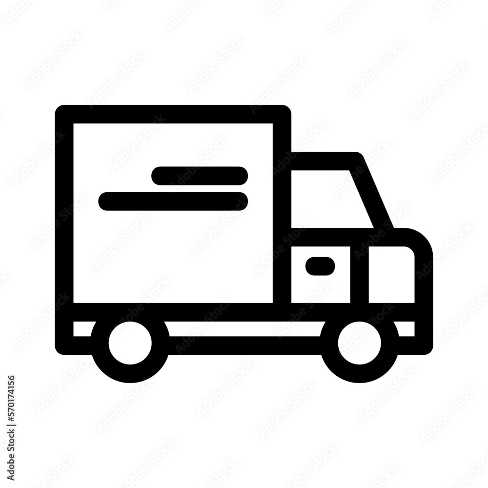 delivery truck icon or logo isolated sign symbol vector illustration - high quality black style vector icons delivery truck icon or logo isolated sign symbol vector illustration - high quality black style vector icons