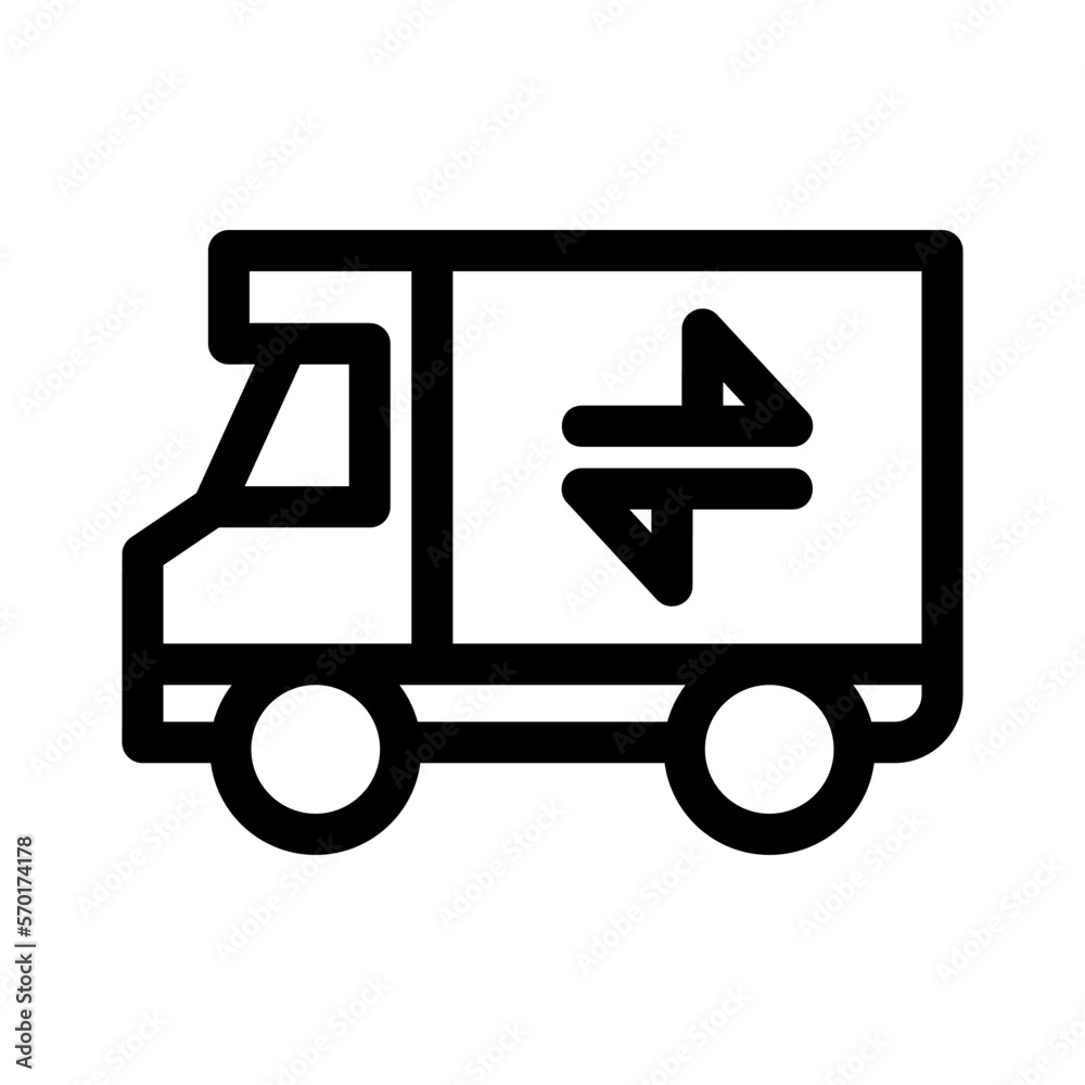 delivery truck icon or logo isolated sign symbol vector illustration - high quality black style vector icons delivery truck icon or logo isolated sign symbol vector illustration - high quality black style vector icons