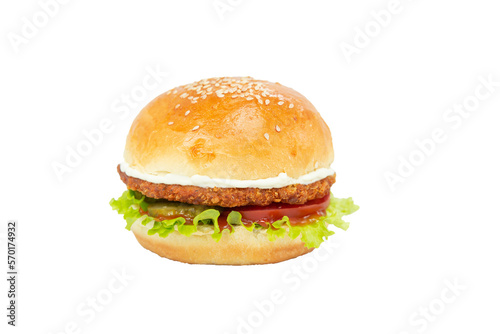 fish burger for fast food menu png 