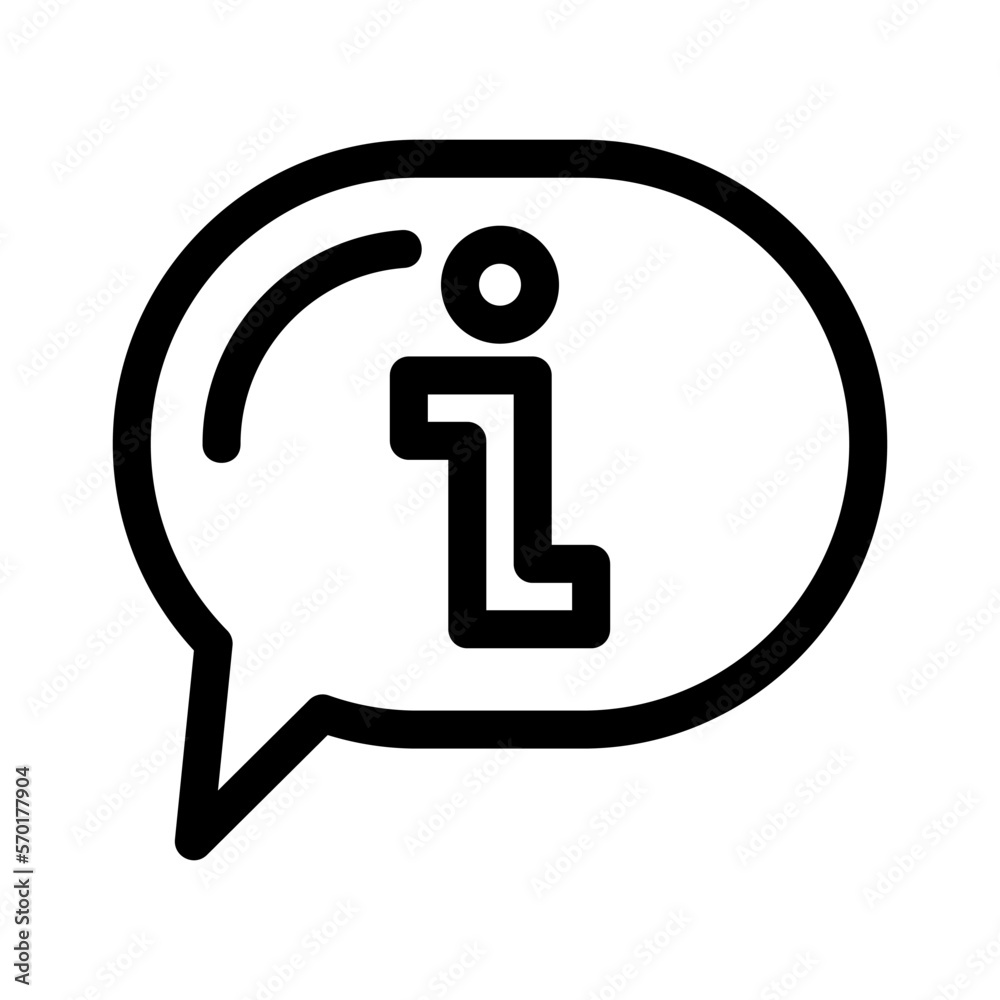 info bubble icon or logo isolated sign symbol vector illustration - high quality black style vector icons info bubble icon or logo isolated sign symbol vector illustration - high quality black style vector icons
