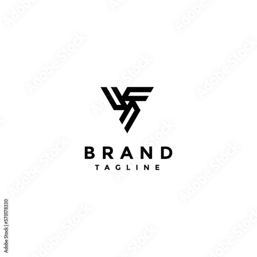 Creative Three Initial Letter UCN or CCC or NNN or UUU Logo Design. Three Initial Letter Revolving Forming a Triangle Symbol Design.
