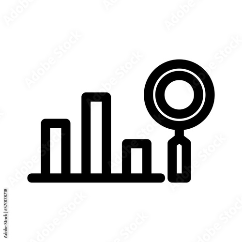 marketing research icon or logo isolated sign symbol vector illustration - high quality black style vector icons