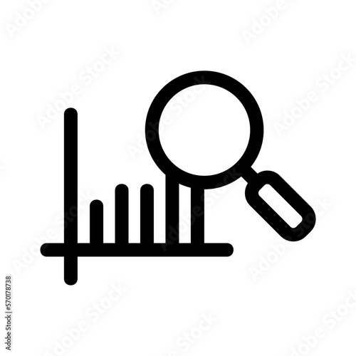 marketing research icon or logo isolated sign symbol vector illustration - high quality black style vector icons