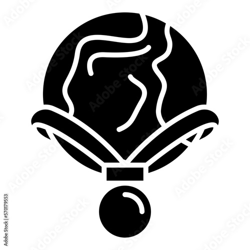 earth and charter icon