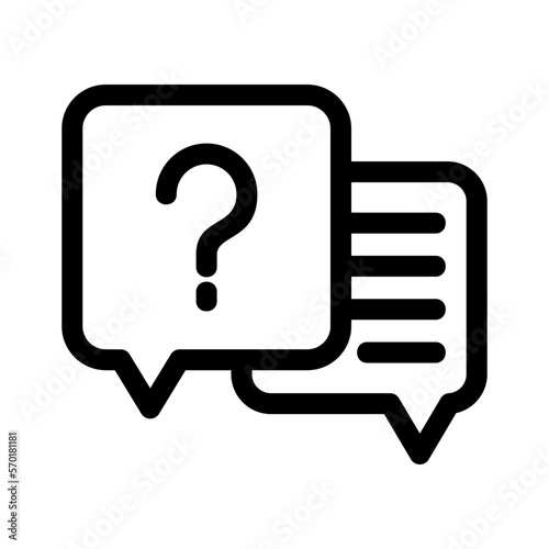 qa session icon or logo isolated sign symbol vector illustration - high quality black style vector icons