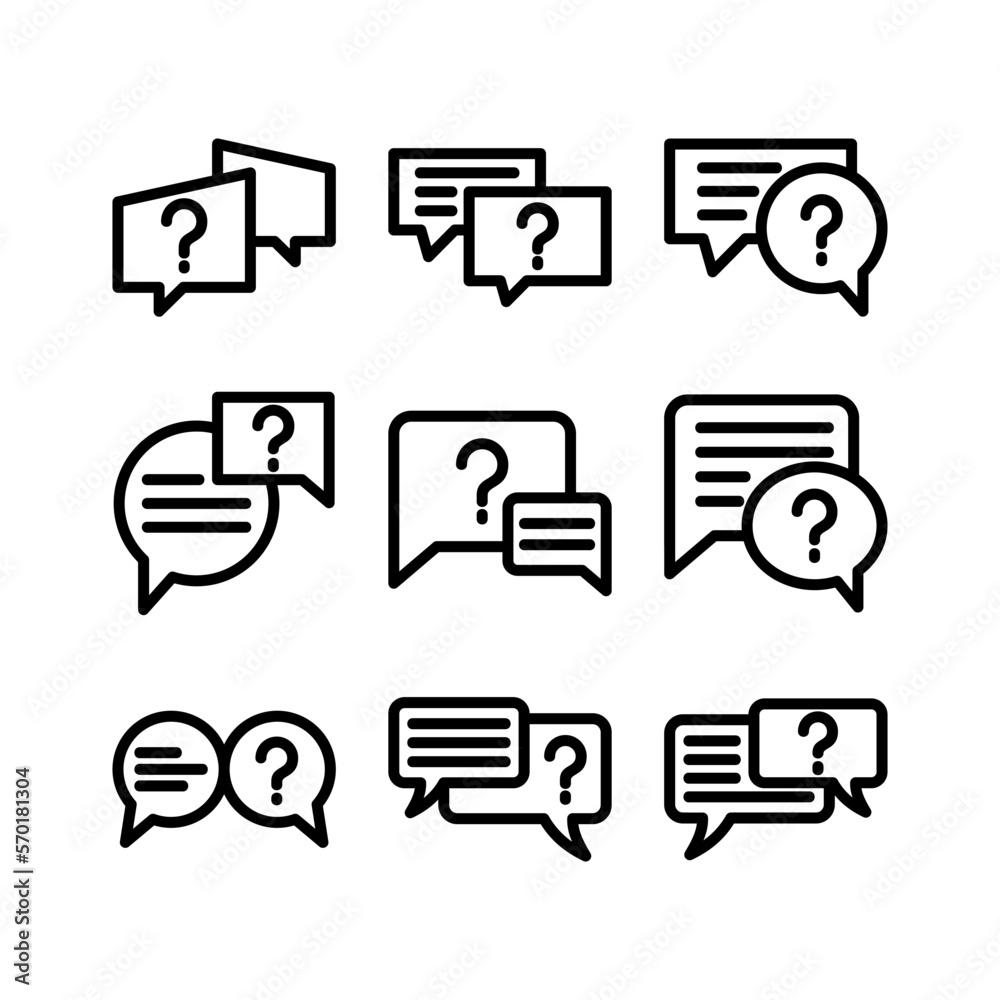 qa session icon or logo isolated sign symbol vector illustration - high quality black style vector icons
