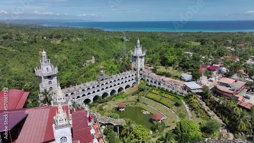 Simala Monastery Shrine On Cebu Island, Philippines, Aerial View photo