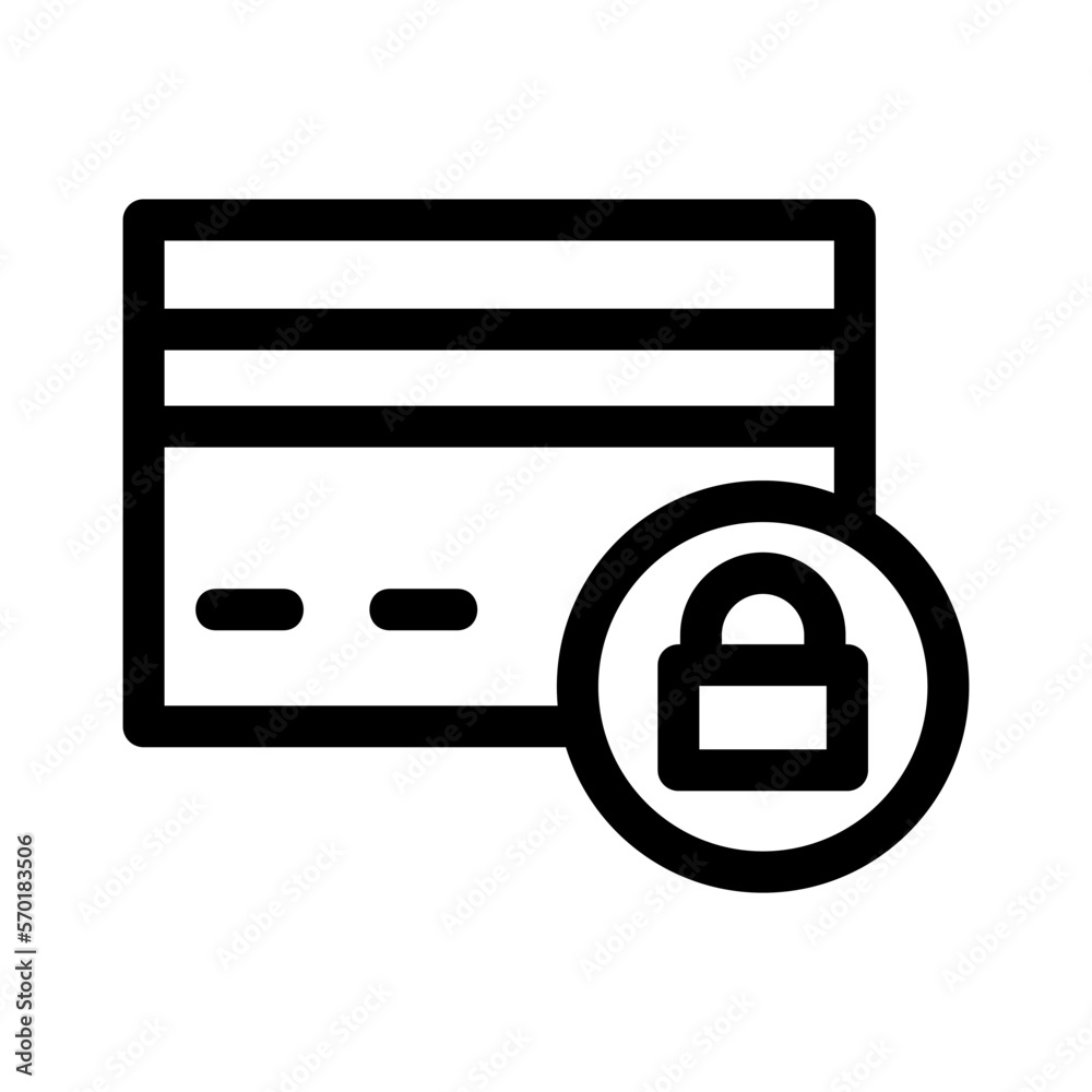 Obraz premium secured checkout icon or logo isolated sign symbol vector illustration - high quality black style vector icons