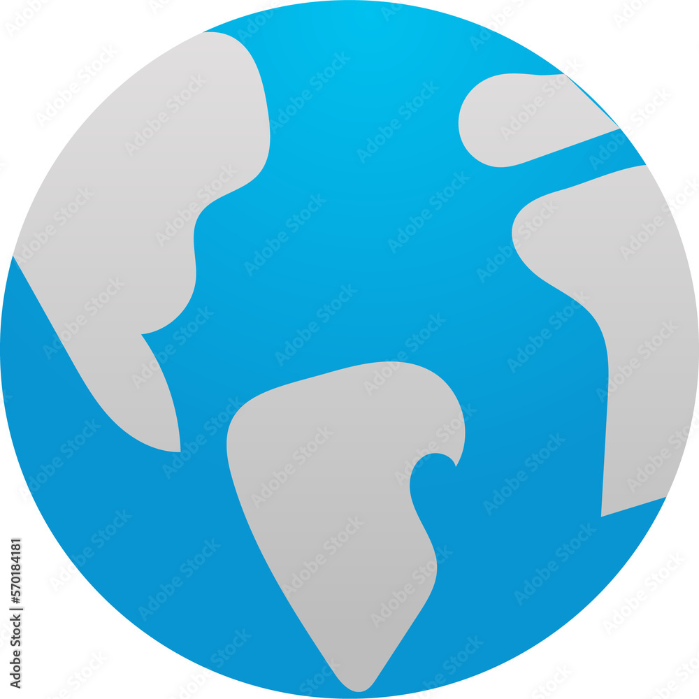 planet Earth flat icon