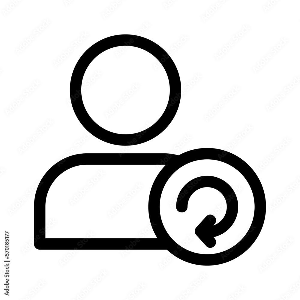 update profile icon or logo isolated sign symbol vector illustration - high quality black style vector icons update profile icon or logo isolated sign symbol vector illustration - high quality black style vector icons
