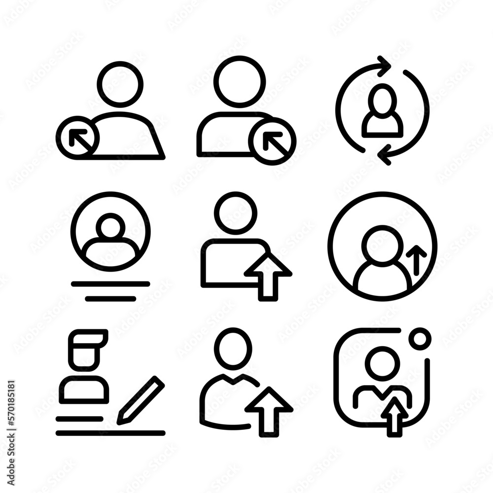update profile icon or logo isolated sign symbol vector illustration - high quality black style vector icons update profile icon or logo isolated sign symbol vector illustration - high quality black style vector icons