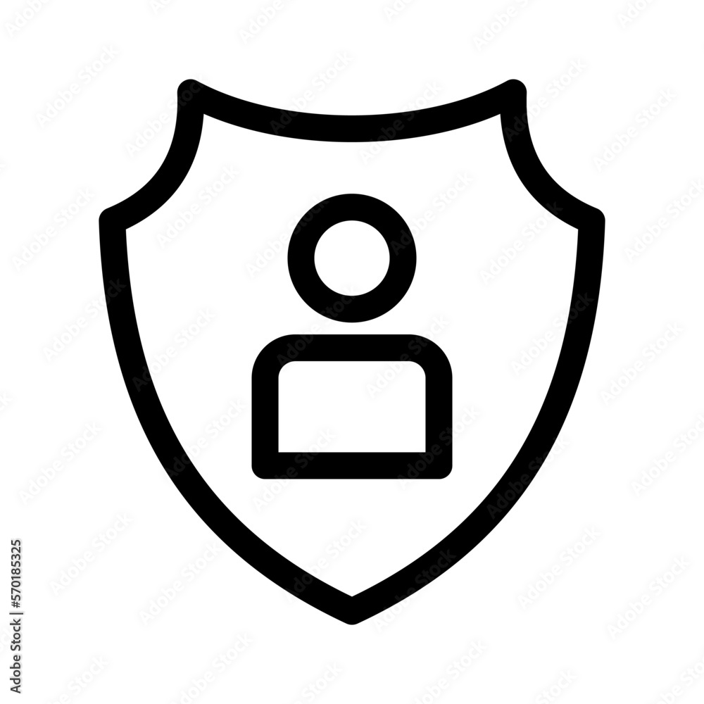 user protection icon or logo isolated sign symbol vector illustration - high quality black style vector icons user protection icon or logo isolated sign symbol vector illustration - high quality black style vector icons