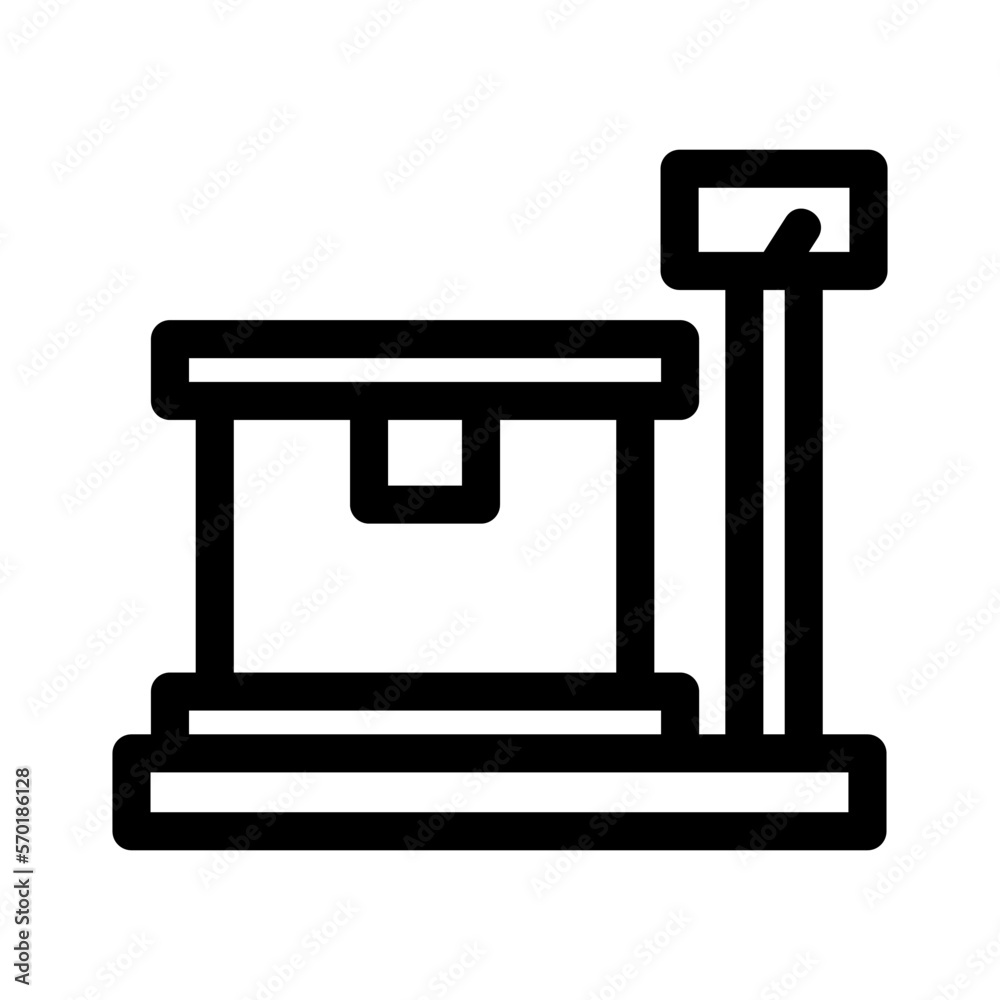 weight scale icon or logo isolated sign symbol vector illustration - high quality black style vector icons weight scale icon or logo isolated sign symbol vector illustration - high quality black style vector icons