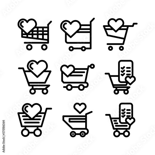 wishlist icon or logo isolated sign symbol vector illustration - high quality black style vector icons