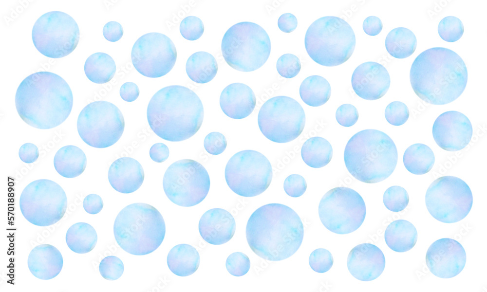 Watercolor dots