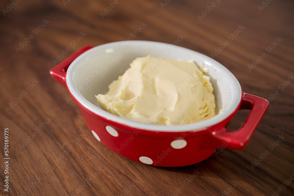 Butter in a bowl Butter in a bowl