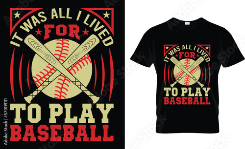 it was all i lived to play baseball