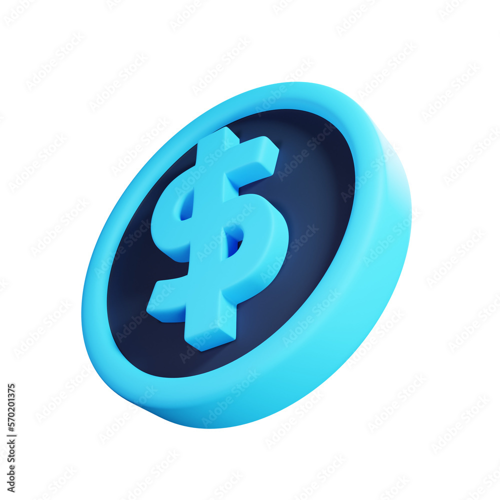 3D Coin Illustration 3D Coin Illustration