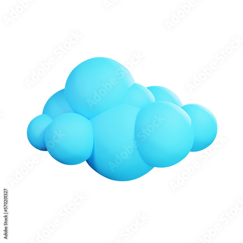 3D Cloud Illustration