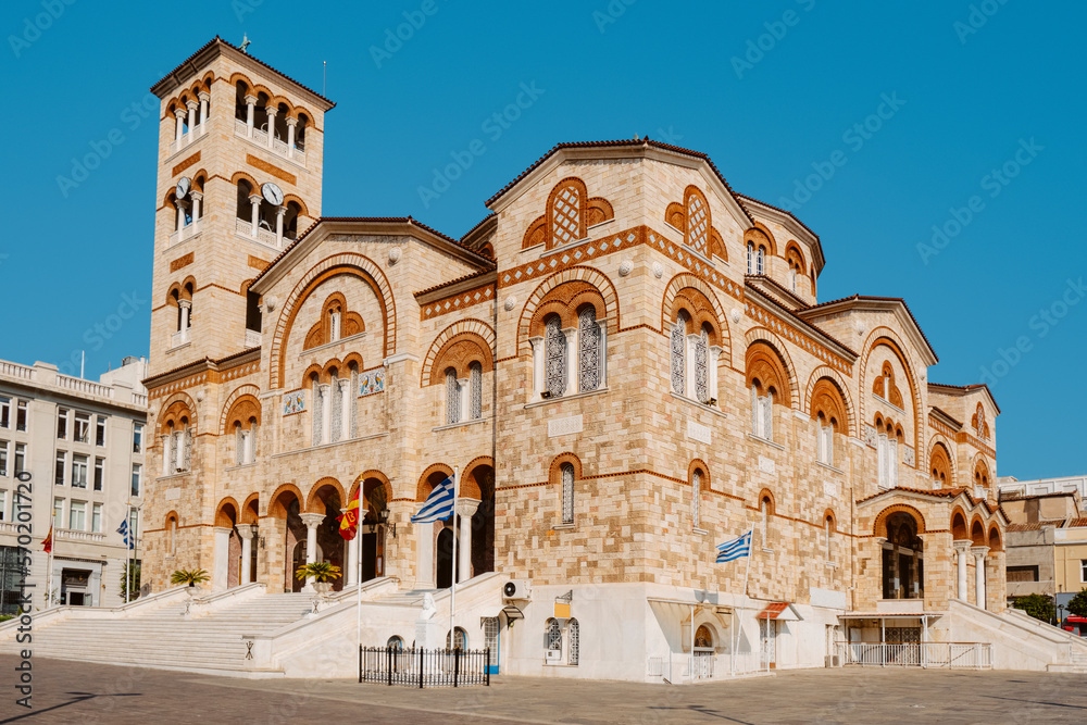 Obraz premium Hagia Triada Cathedral in Piraeus, Greece