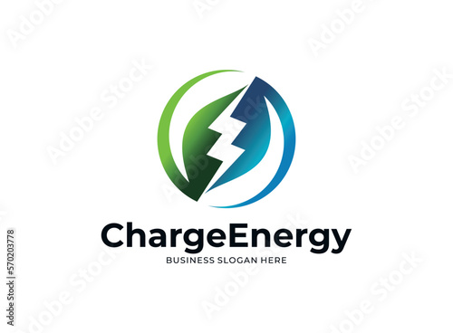 Charge Energy Logo Icon Vector Template