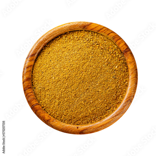 Dry turmeric powder photo