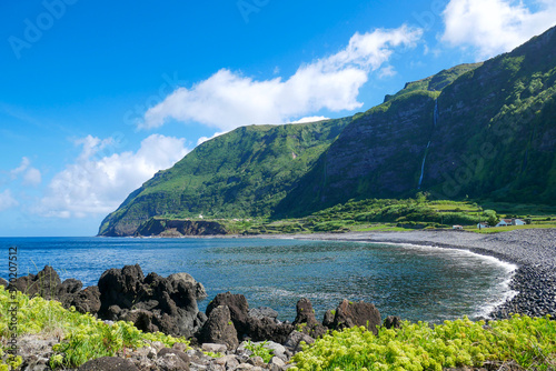 Western europe point, Faja Grande on the island of Flores, Azores in Portugal
