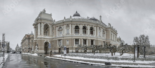 Opera theater in Odessa  Ukraine