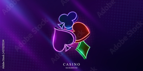 Casino background, luxury background vector illustration