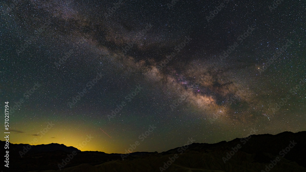 Astrophotography Shot of the Milky Way in Death Valley (California)