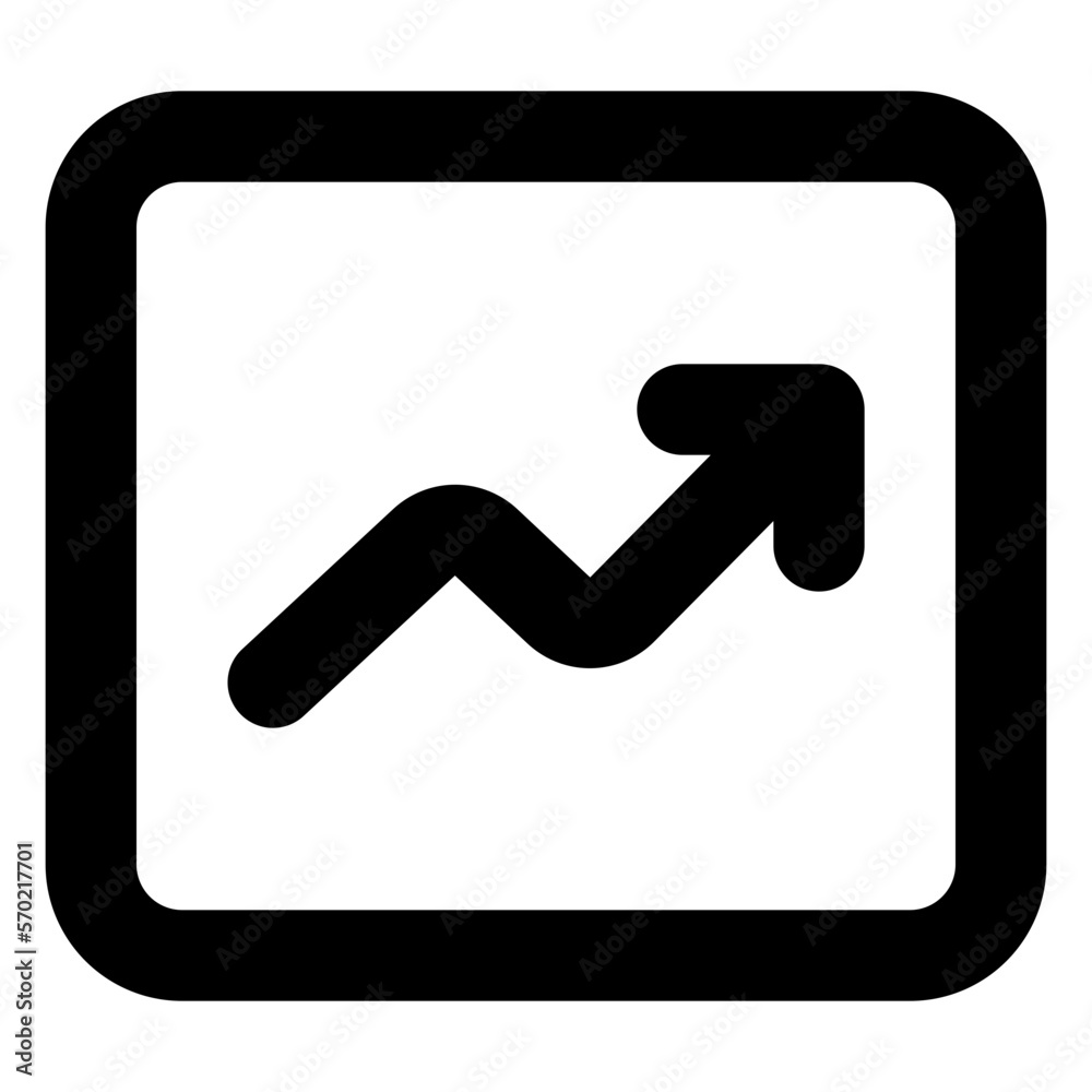 up trend line icon up trend line icon