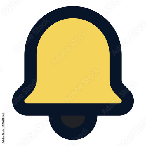 notification filled line icon