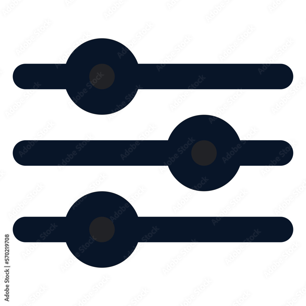 setting filled line icon setting filled line icon