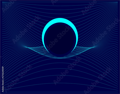 Vector illustration about circular visions for circular-shaped logo  negative space for framing. Presentation slide or web image for achievements and business goal