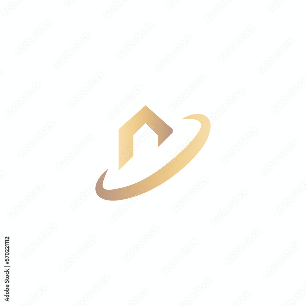gold lunar home logo design vector ideas with gradient, modern and elegant styles for business real estate and hotel gold lunar home logo design vector ideas with gradient, modern and elegant styles for business real estate and hotel
