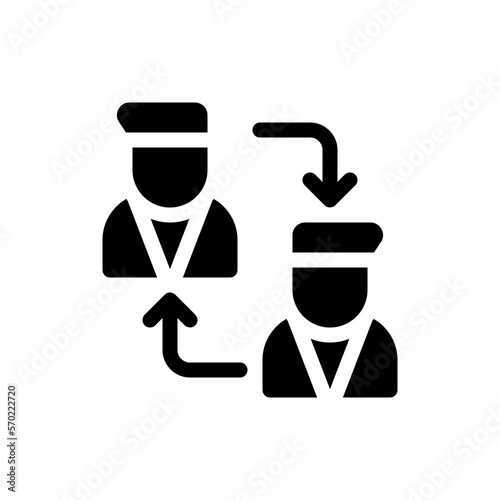 transfer glyph icon