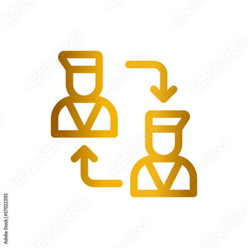 transfer gradient icon