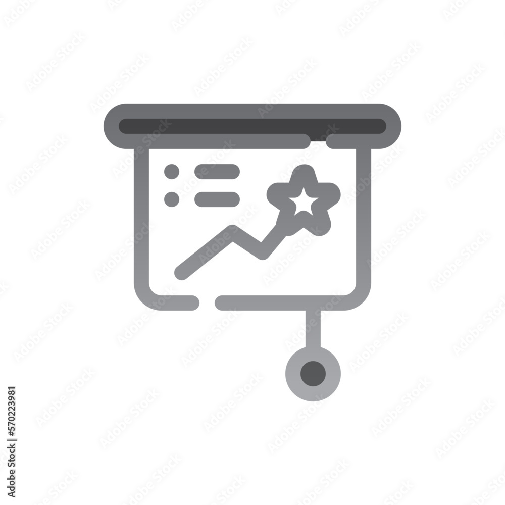 mission two tone gradient icon
