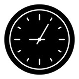 Clock glyph icon