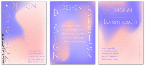 Wallpaper Mural Abstract vibrant gradient background vector. Minimalist style cover template with shapes, colorful and liquid color. Modern wallpaper design perfect for social media, idol poster, photo frame. Torontodigital.ca