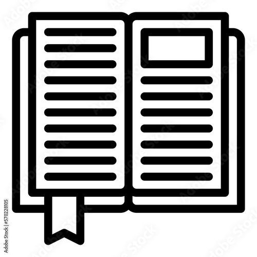 Book Store line icon