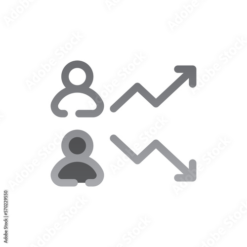 promotion two tone gradient icon