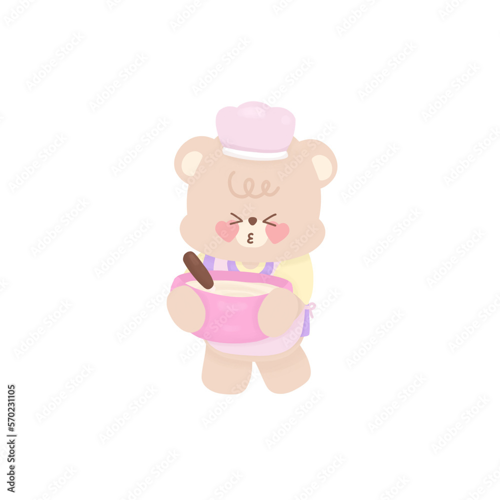 bear with bakery bear with bakery