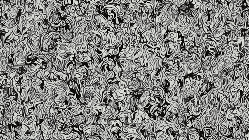 Beautiful black and white abstract 1920s vintage pattern for a stylish background