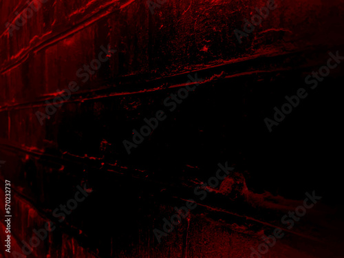 Dark red gradient texture of old smoldering brick wall, vector grunge background. UHD 4K wallpaper. For screen, desktop, site design, overlay, stencil, banner, styling and polygraph. Red-hot brick