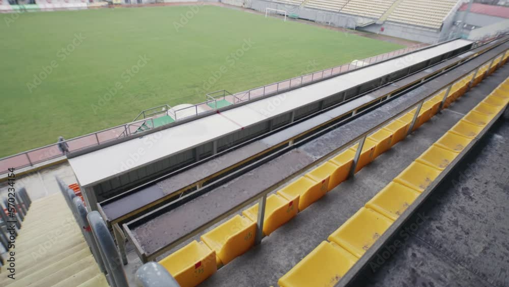Amateur Football Stadium With Grass Field And Fan Tribunes parks-near-me-are-open-my-park