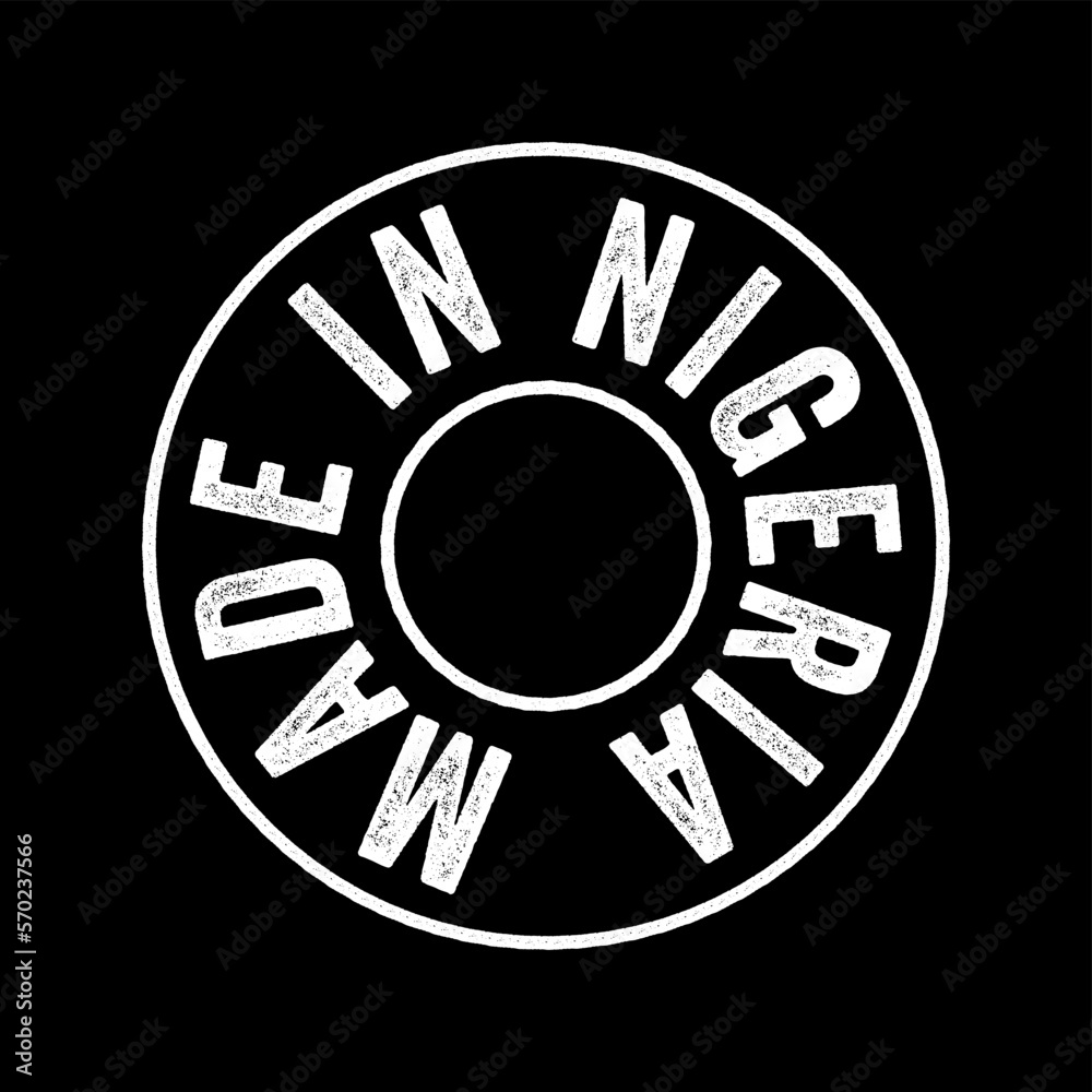 Made in Nigeria text emblem stamp, concept background Made in Nigeria text emblem stamp, concept background