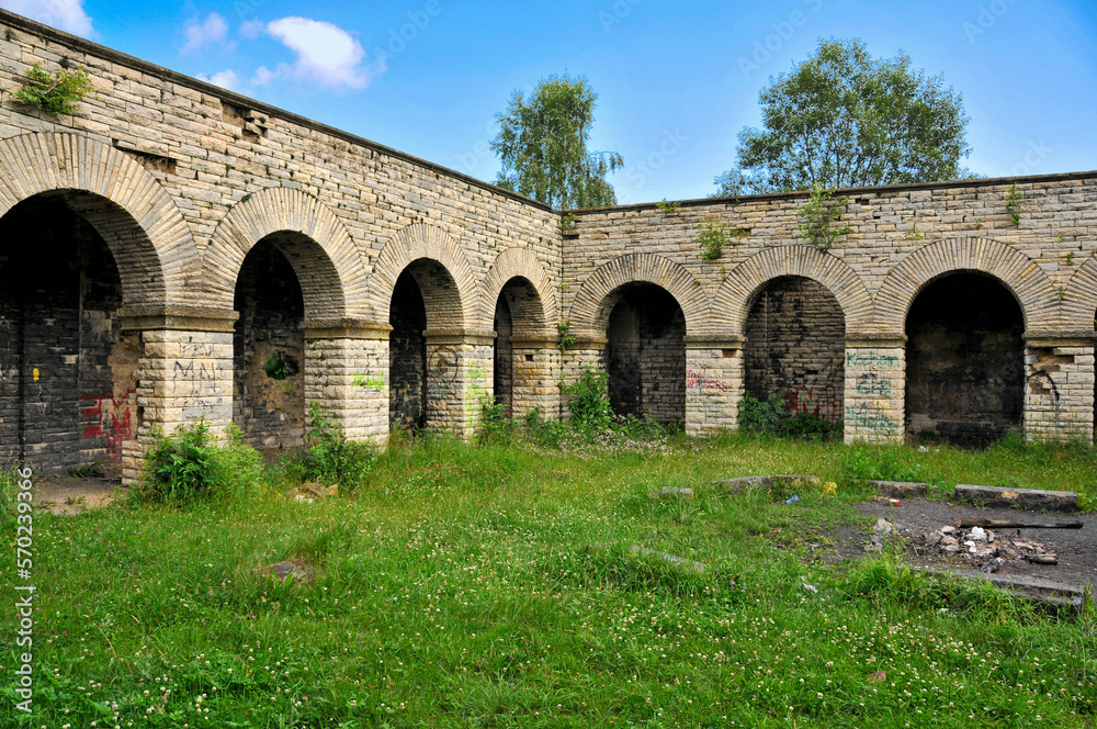 Totenburg Nazi mausoleum in Walbrzych, Lower Silesian Voivodeship, Poland