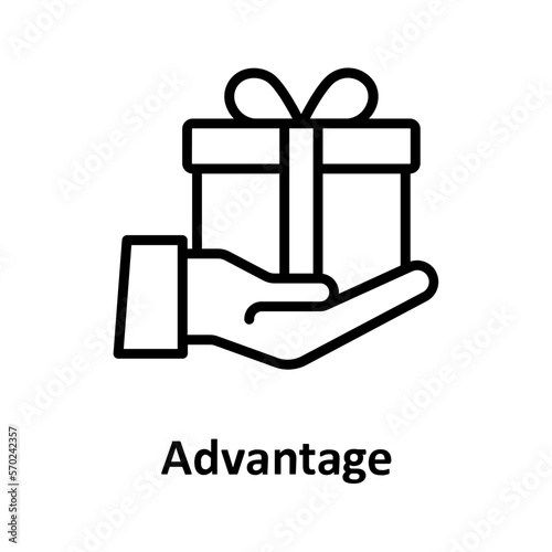 Advantage, benefactor  Vector Icon which can easily modify or edit

