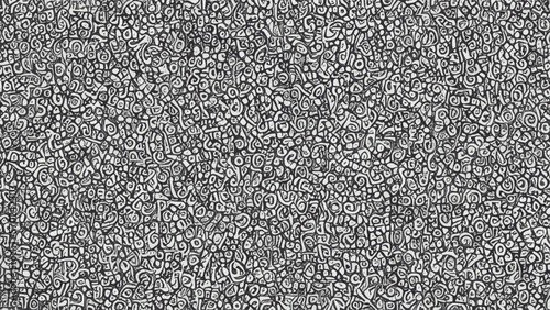 Dynamic monochrome abstract background with a modern data pattern